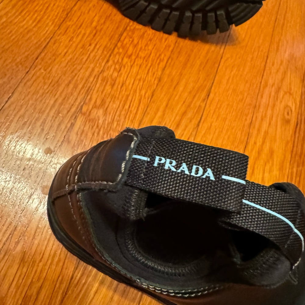 Prada Chelsea Boots - Black Leather - Size 9 - New - Picture 5 of 12